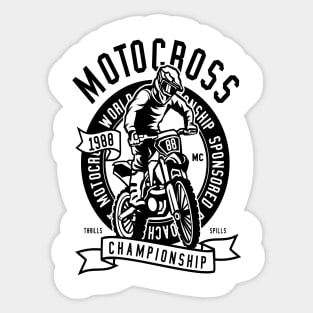 Motocross Sticker